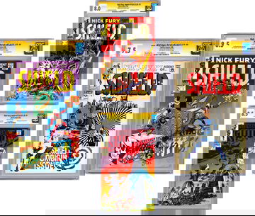 NICK FURY AGENT OF SHIELD #1234 *CGC SS 8.5 AVG* ALL SIGNED BY JIM STERANKO 1968