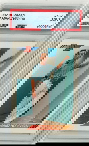 1992 Bowman Mariano Rivera PSA 9 Rookie Card