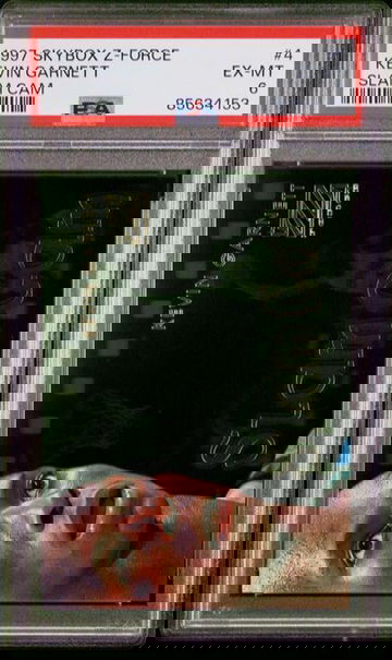 1997 Skybox Z-Force Kevin Garnett Slam Cam #4 PSA 6 [BK-2B.4]