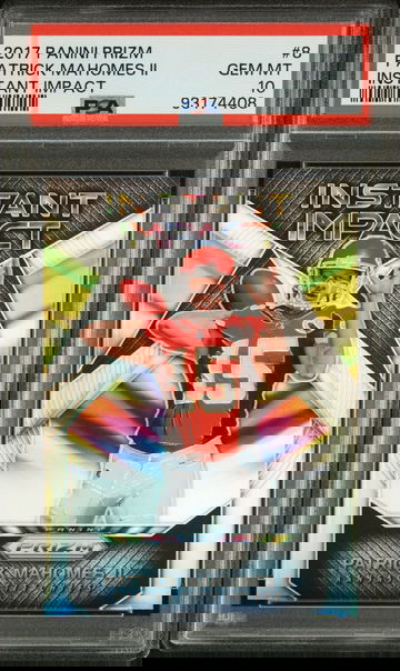 2017 Panini Prizm Patrick Mahomes II #8 Instant Impact Rookie RC PSA 10 | Chiefs