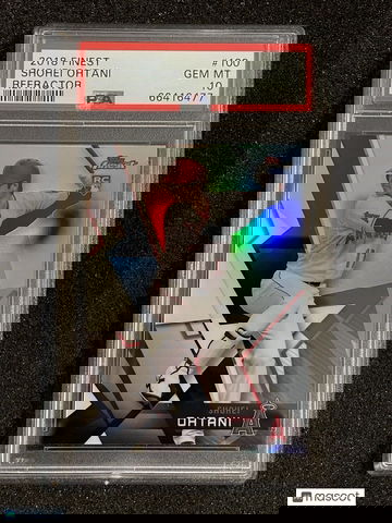 2018 Topps Finest Shohei Ohtani #100 Refractor RC Rookie Card PSA 10 Gem Mint