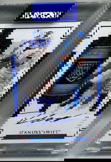 2020 Impeccable Elegance D'Andre Swift /19 RPA 1/2 Troy Ounce Real Silver Rookie