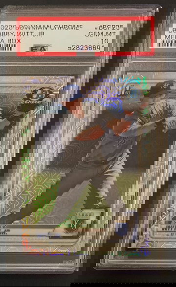 2020 Bobby Witt Jr. Bowman Chrome Mega Box Refractor RC PSA 10 Gem Mint