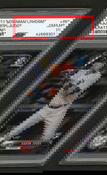 Aaron Judge  2017 Bowman Chrome Batting PSA 10