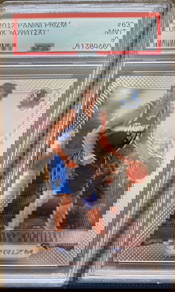 2012 panini prizm dirk nowitzki PSA 9 Mint