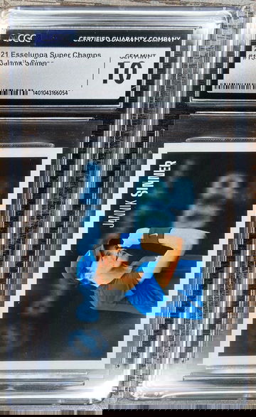 2021 Esselunga Super Champs JANNIK SINNER CGC 10 Gem mint