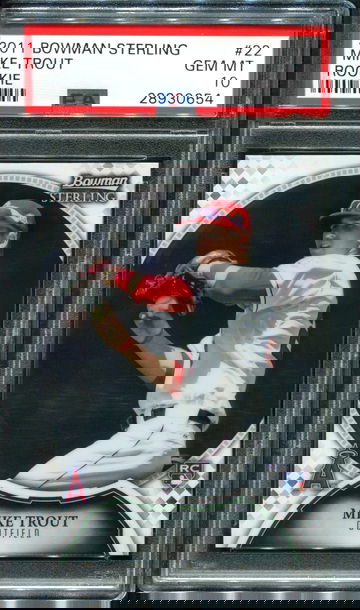 2011 Bowman Stering #22 Mike Trout PSA 10