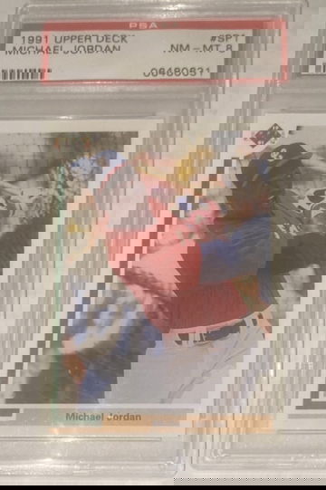 1991 Upper Deck #SP1 Michael Jordan PSA 8