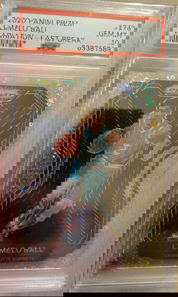 202 Prizm Fast Break LaMelo Ball Variation RC PSA 10