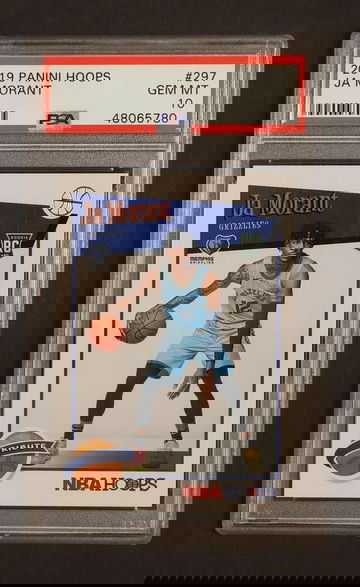 2019 Panini Hoops Ja Morant #297 PSA 10