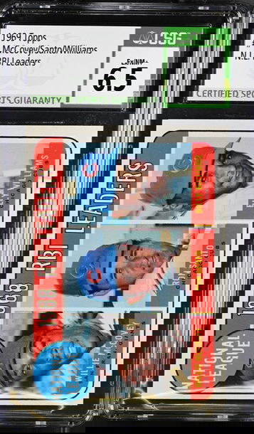 1969 Topps NL RBI Leaders McCovey, Williams, Santo #4