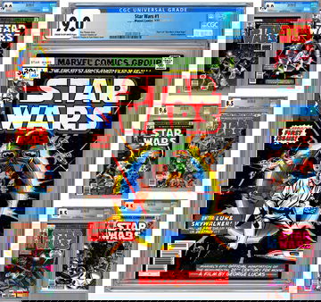 STAR WARS #1-6 CGC VF-NM *STAR WARS: A NEW HOPE* COMPLETE MOVIE ADAPTATION 1977