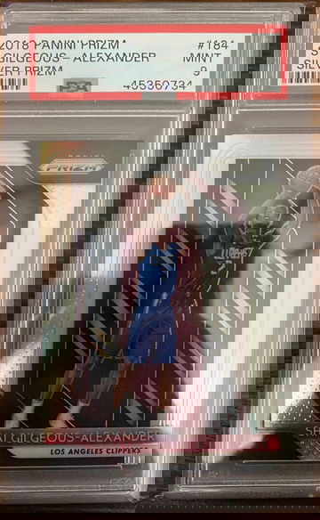 Shai Gilgeous Alexander Silver Prizm PSA 9