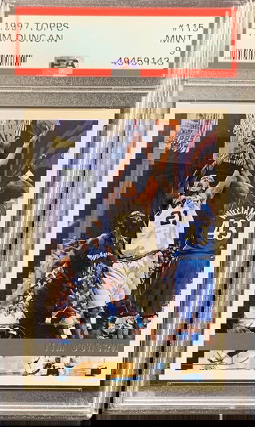 1997 Topps Tim Duncan PSA 9