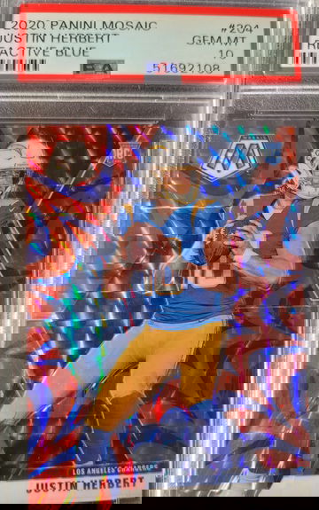 2020 Mosaic Justin Herbert Reactive Blue