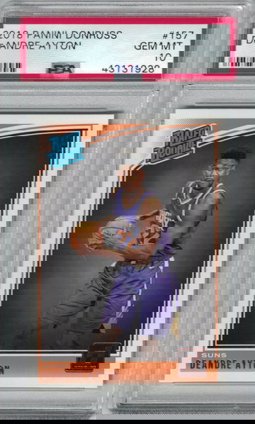 2018 Donruss Rated Rookie DeAndre Ayton PSA 10 Gem-Mint