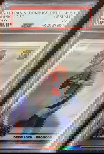 DREW LOCK PSA 10 GEM MINT HOLO SILVER OPTIC RC