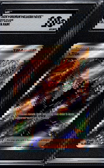 2024 Pokemon #227 Clive Ultra Rare SGC 10