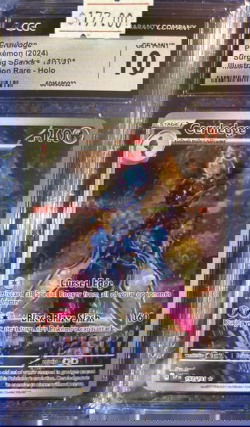2024 Pokémon Ceruledge Surging Sparks 197/191 Alt Art CGC 10 Gem Mint