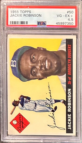 1955 Topps Jackie Robinson PSA 5.5