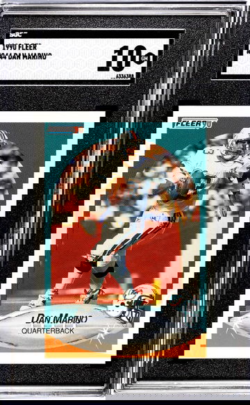 1990 Fleer #244 Dan Marino SGC 10