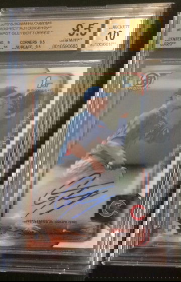 Gleyber Torres 2015 Bowman Chrome RC Autograph BGS 9.5 Gem Mint