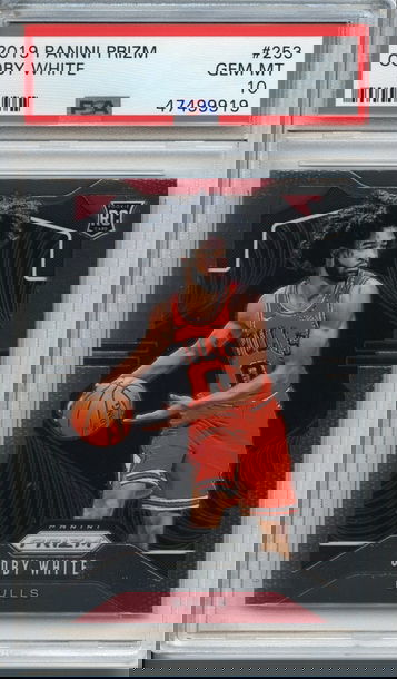 Coby White Prizm PSA 10