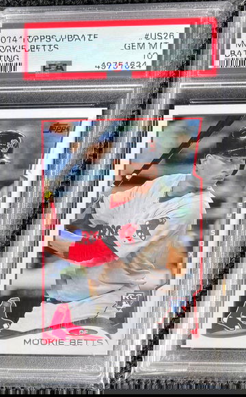 2014 Topps update mookie betts #US26 PSA 10 rookie rc