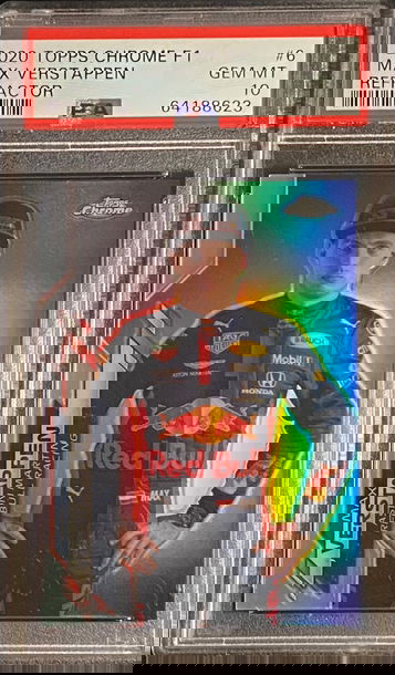 2020 Topps Chrome F1 Max Verstappen Refractor Formula 1