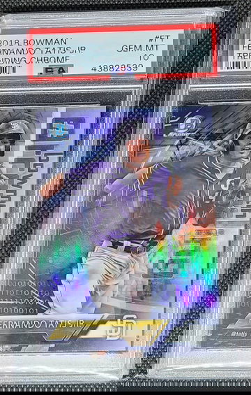 2018 Bowman #FT Fernando Tatis Jr.  Trending Chrome PSA Gem Mint 10 Pop/367