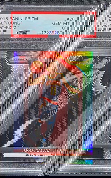 Trae Young 2018 Prizm Silver PSA 10