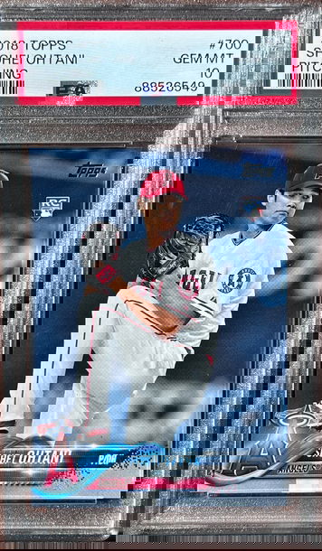 2018 Topps Shohei Ohtani Rookie RC Pitching PSA 10 700