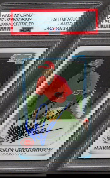 Didi Gregorius Signed Autographed 2011 Bowman Chrome #209 RC PSA DNA COA