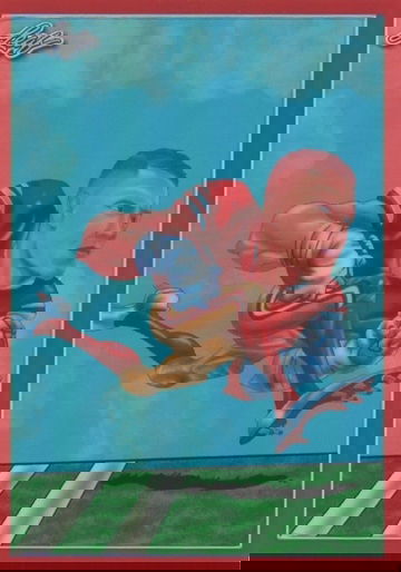 2024 Leaf Christian McCaffrey Metallic Imaginations Red #/199# MI-3 49'ers