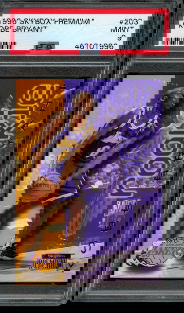 1996 Skybox Premium #203 Kobe Bryant PSA Mint 9