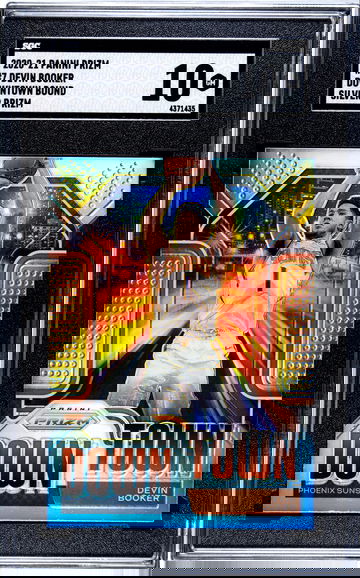 2020 Prizm Devin Booker Downtown Bound Silver SGC 10