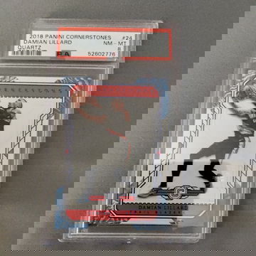 2018 panini cornerstones quartz /49 Damian Lillard PSA pop1
