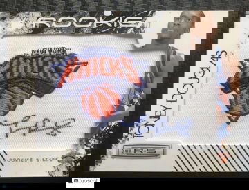 Toney Douglas 2009 Panini Rookies & Stars #62/379 Rookie Patch Auto RC NY Knicks