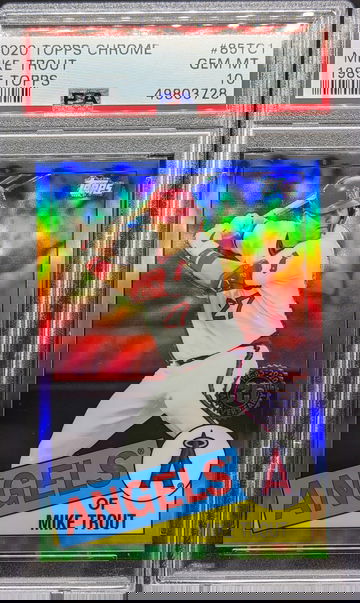 2020 Topps Chrome Mike Trout 1985 #85TC-1 PSA 10