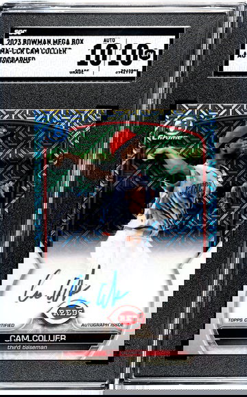 2023 Bowman Mega Box BMA-CCR Cam Collier Autographed