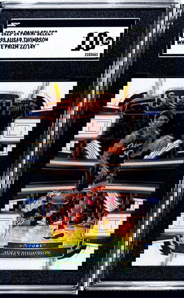 2023-24 Panini Select White Prizm Ausar Thompson #95 RC /149 SGC 10