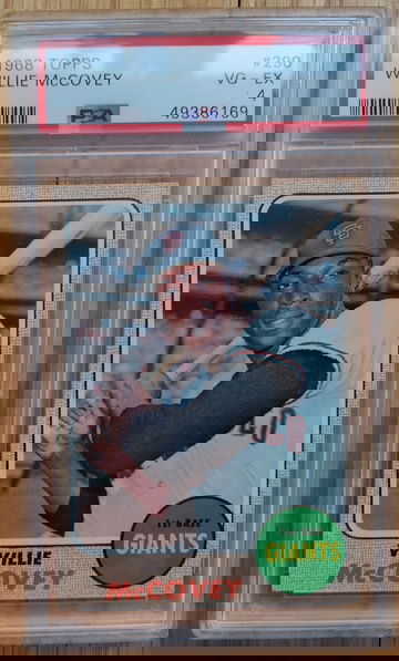 1968 Topps Willie McCovey PSA 4