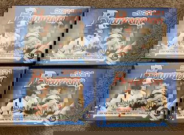 2021 Bowman Blaster Box LOT of 4