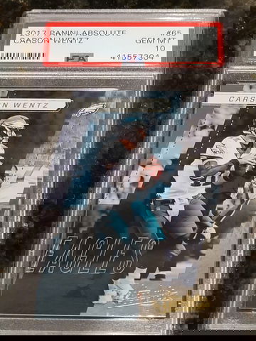 2017 Panini Absolute Carson Wentz PSA 10