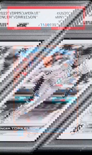 2022 Topps Update Spencer Torkelson RC US20 - PSA 9 - Detroit Tigers
