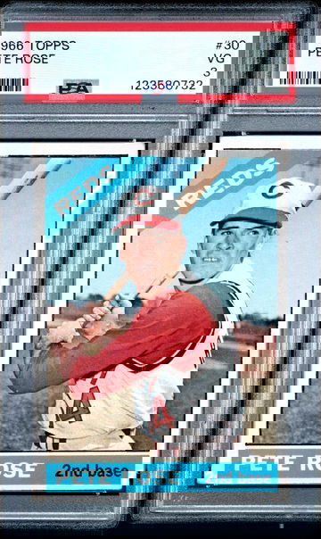 1966 Topps Pete Rose #30 PSA 3