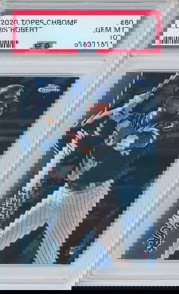Luis Robert 2020 Topps Chrome RC PSA 10