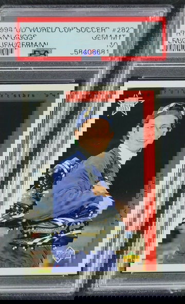 1994 Upper Deck World Cup #282 Ryan Giggs Future Stars RC PSA 10 GEM MT POP 2!