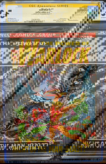 Warlock #1 CGC 3.5 Signature Series