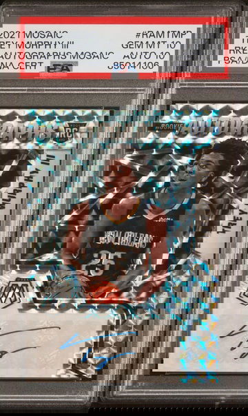 2021 MOSAIC PRIZM TREY MURPHY ROOKIE SCRIPTS RC PSA 10 AUTO 10 RARE